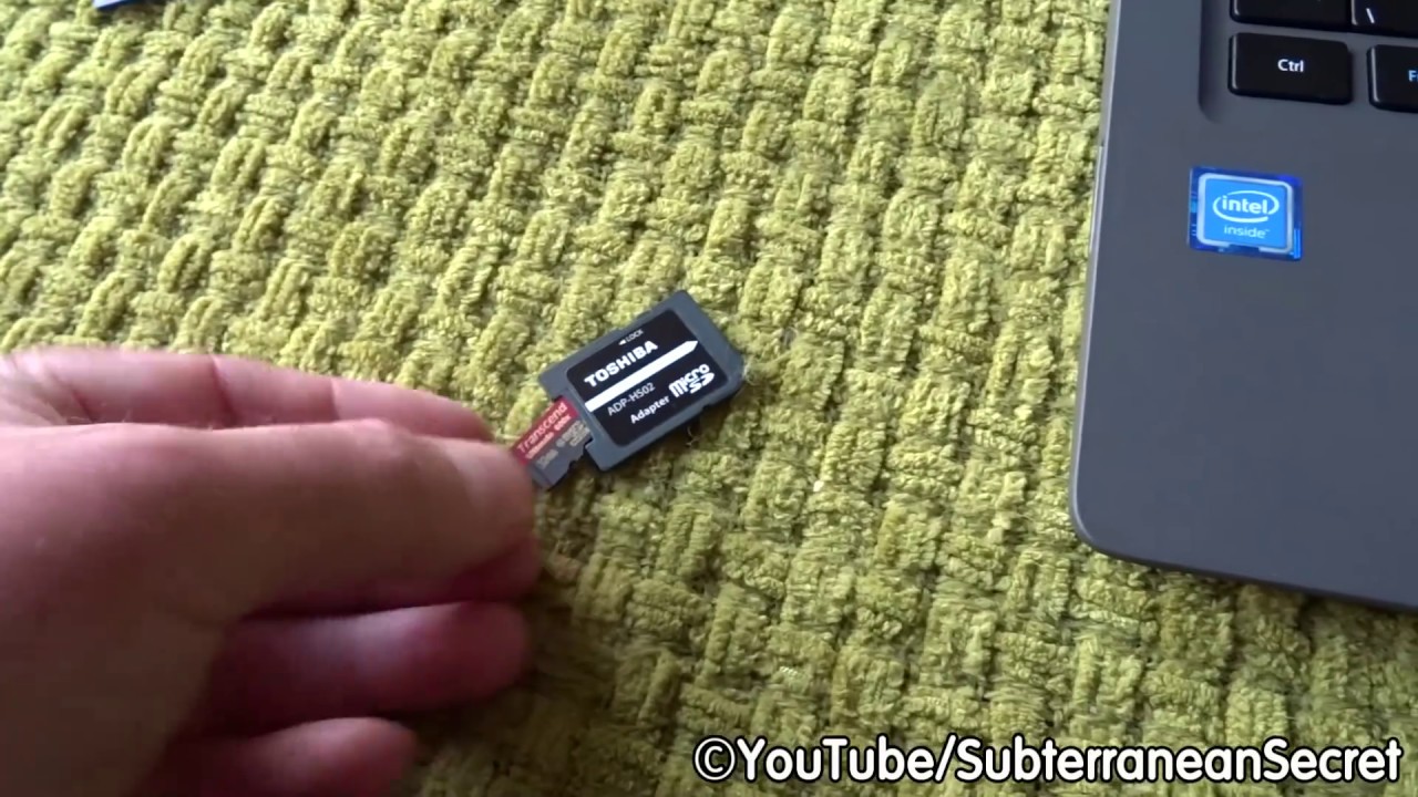 How To Use A Microsd Card In A Normal Sd Card Slot On A Laptop Or