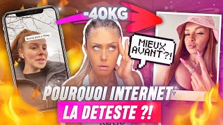 LE CAS JUJULVDR : elle passe de 110kg a 70kg pourquoi internet déteste ça ?! - Justine GALLICE