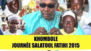 KHOMBOLE - Journée Salatoul Fatihi 2015 présidée par Serigne Abdoul Aziz Sy Mansour