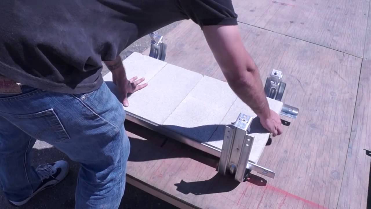 Installing An IronRidge Ballasted Roof Mount System - YouTube