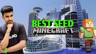 Best seed in minecraft || MINECRAFT BEST SEED FOR SURVIVAL || SEED NUMBER ||