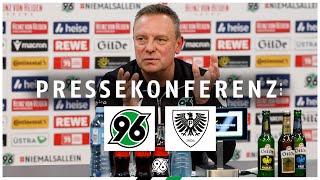 RE-LIVE: PK vor dem Spiel | Hannover 96 - SC Preußen Münster