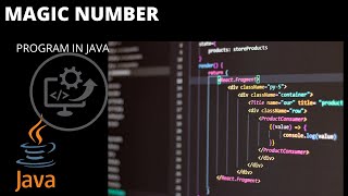 Write a program in java to find MAGIC NUMBER ...#java ...#magic number #programing