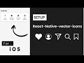 React Native Vector Icons Setup iOS 2025 | Step by Step Guide#reactnativetutorial #reactnative
