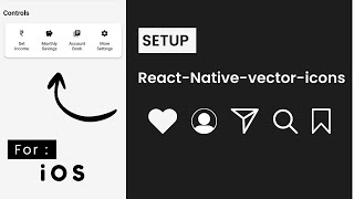 React Native Vector Icons Setup iOS 2025 | Step by Step Guide#reactnativetutorial #reactnative
