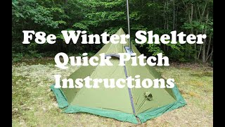 Luxe Outdoors F8e Winter Shelter Setup Instructions