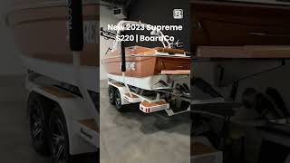 New 2023 Supreme S220 PennyFlakeWhite | BoardCo Boats