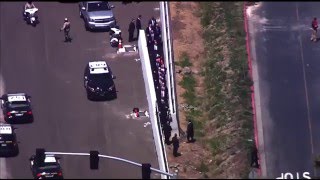 Donald Trump sneaks through wall to get to convention