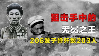 狙击手中的无冕之王，206发子弹歼敌203人