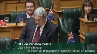 Minister of Immigration's Decision on Karel Sroubek - Urgent Debate - Video 3