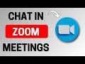 How To Chat On Zoom Meetings - 2025