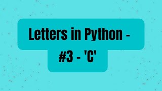 Make the letter 'C' in Turtle.