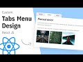 Build A Tab Menu with React JS | Quick Tutorial