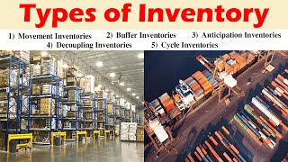 Types of Inventory (Movement, Buffer, Anticipation, Decoupling, and Cycle Inventories)