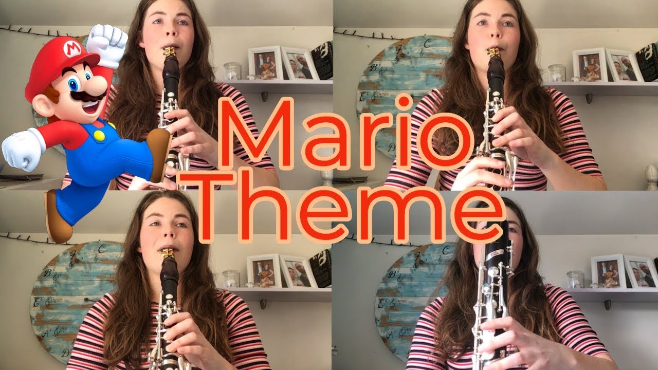 Super Mario Theme Clarinet Quartet Youtube