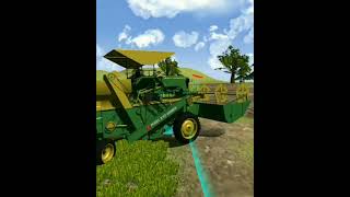 John Deere Tractor #Tractor  Combine Harvester Short Videos #Gameplay Videos Tractor #Simulator. ...