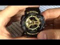 Обзор наручных часов Casio G-SHOCK GA-110GB-1A - видео от Watch-Forum.RU