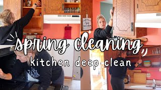 Spring Clean with Me Episode 1 KITCHEN DEEP CLEAN