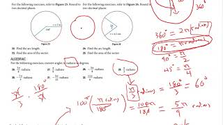 DC PreCal Example Problems from OpenStax PreCal 5 1 Angles