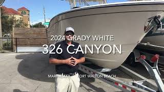 JUST ARRIVED!!! 2024 Grady-White 326 Canyon | MarineMax Fort Walton Beach