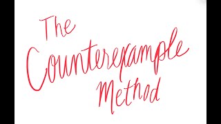 Counterexample Method Example