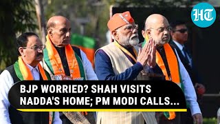 BJP Worried? Amit Shah Rushes To Meet Nadda, PM Modi Calls Up Ally As Party Falls Short Of Majority