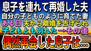 【感動する話】血の繋がらない息子ができたが、離婚して子供とも別れることに。ある日コンビニで再会した息子→「ごめんなさい…」その様子に驚愕…【泣ける話】【いい話】