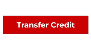 Exploratory Studies Self-Registration: Transfer Credit