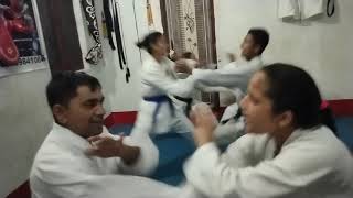 kumite practice