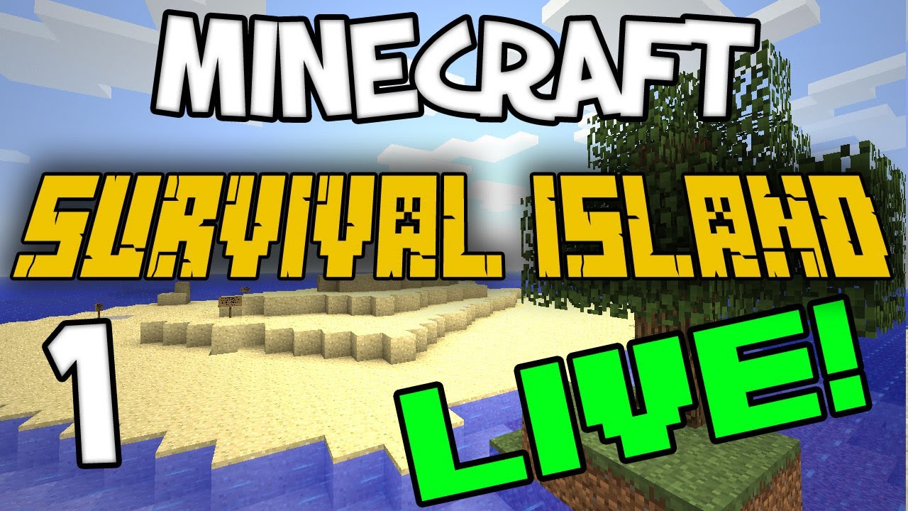 Minecraft - "Survival Island" Part 1: Fighting For Survival - YouTube