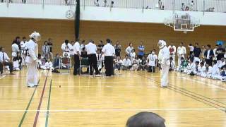 20150922第５回全日本オープン防具空手道選手権・有段重量級決勝