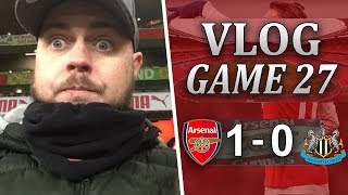ARSENAL 1 v 0 NEWCASTLE - NOT A GREAT PERFORMANCE BUT WE GOT THREE POINTS - MATCHDAY VLOG