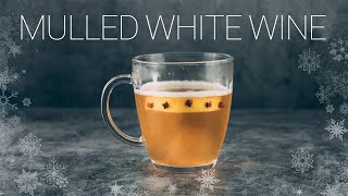 Mulled White Wine Recipe. Christmas cocktails recipes DAY 11