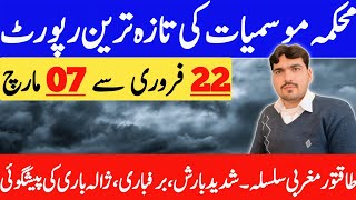 widespread rain's and snowfall expected from 24 february | weather forecast pakistan