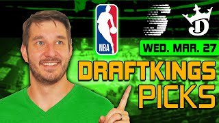 DraftKings NBA DFS Lineup Picks Today (3/27/24) | NBA DFS ConTENders