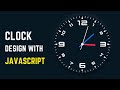 How to make a clock using JavaScript  | vanilla JavaScript clock | digital clock