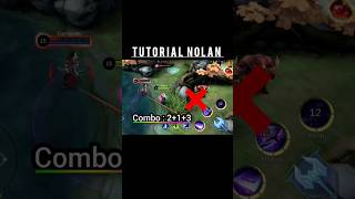 Tutorial Nolan ✅ l mlbb