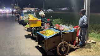 Variety Of Foods at Night Market in Siem Reap Province, Cambodia