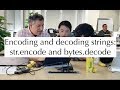 Python standard library: Encoding and decoding strings