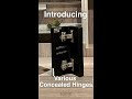 [HARDWARE BASICS] Introduction to different types of concealed hinges - Sugatsune Global