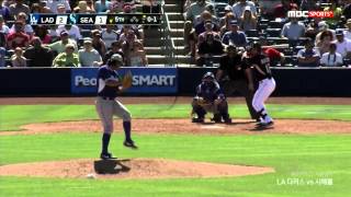 Chin-Hui TSAO - LAD @ SEA (Spring Training 03/16/2015)