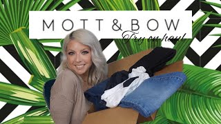 MOTT AND BOW try on haul *USE CODE KRYSTAL10*