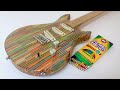 Building a Guitar Out of 2000 Colored Pencils