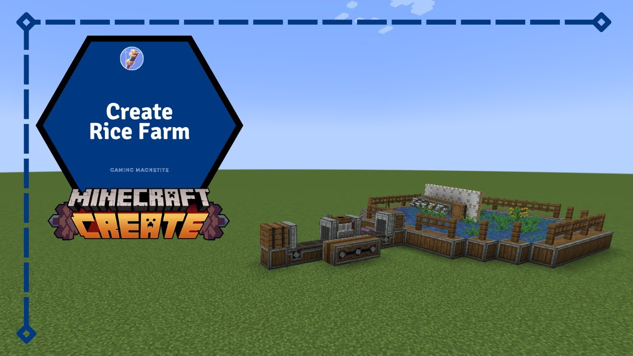 Create Farmer's Delight Rice Farm - YouTube