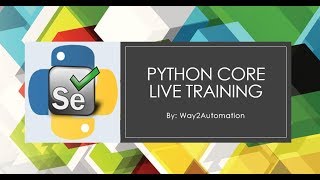 Python Core Tutorial - Python Basics, Variables, Data Types - Day 1