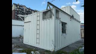 PVC Floor Prefab Shipping Container House Electrical Equipment