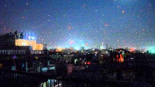 Ahmedabad (India) Kite Festival, 2014 - Day to night