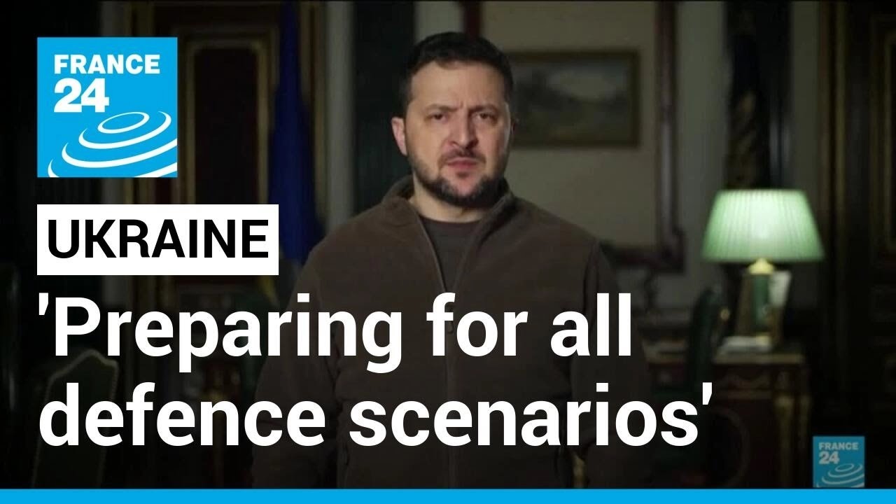 Zelenskiy Says Ukraine Preparing For All Defence Scenarios • FRANCE 24 ...