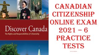 CANADA Citizenship Practice Tests - 6 Mock Tests(20 Questions Each)