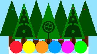 The Forest Eliminations Marble Race in Algodoo